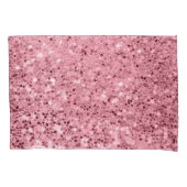 Personalisiert Pillow Hüllen Rose Gold Glitzer Kissenbezug (Vorderseite-Links)