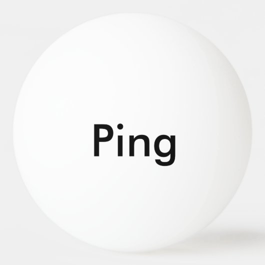 Personalisiert Ping Pong Ball Tischtennisball (Vorderseite)