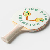 Personalisiert Ping Pong Champion Paddle Tischtennis Schläger (Vorderseite)