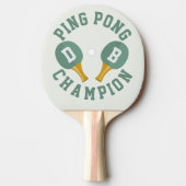 Personalisiert Ping Pong Champion Paddle Tischtennis Schläger (Vorderseite)