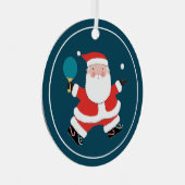 Personalisiert Ping Pong Collectible Ornament Aus Metall (Vorderseite Rechts)