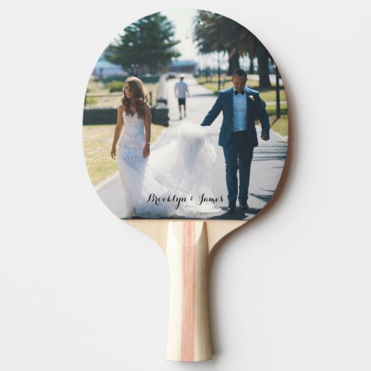 Personalisiert Ping Pong Paddle Fügen Sie Ihr Foto Tischtennis Schläger (Vorderseite)