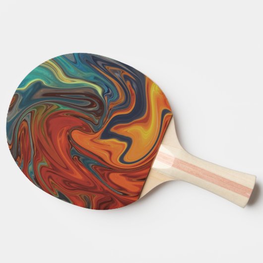 Personalisiert Ping Pong Paddle: Ihr Name hier Tischtennis Schläger (Seitenansicht)