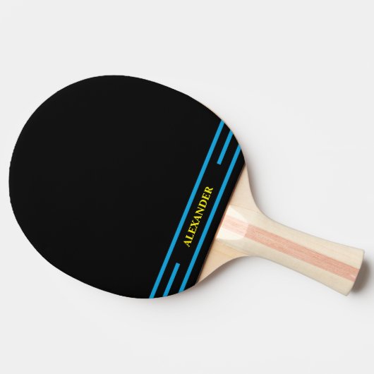 Personalisiert Ping Pong Paddle Tischtennis Schläger (Seitenansicht)