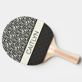 Personalisiert Ping Pong Paddle Tischtennis Schläger (Seitenansicht)