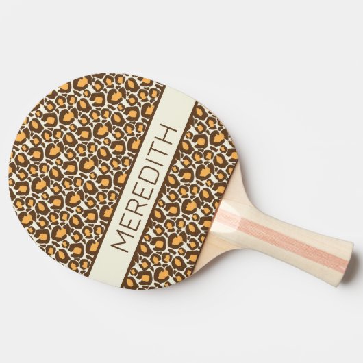 Personalisiert Ping Pong Paddle Tischtennis Schläger (Seitenansicht)