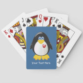Personalisiert Pinguin Spielkarten (Rückseite)
