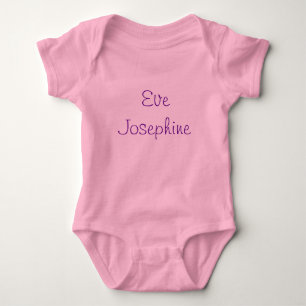 Personalisiert Pink Baby Romper Strampler