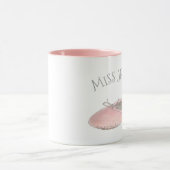 Personalisiert Pink Ballet Showstudio Lehrer Tasse (Zentrum)
