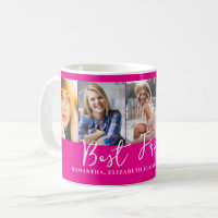 Personalisiert Pink Best Friends Foto
