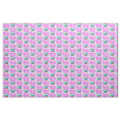 PERSONALISIERT PINK BLESSED 90. GEBURTSTAG FABRIC STOFF (Yard (91,4 cm))