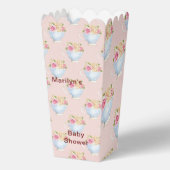 Personalisiert Pink Boho Florals Popcorn Box Geschenkschachtel (Vorderseite)