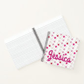 Personalisiert Pink Cake Pops Backen Dessert Sweet Notizbuch (Innenseite)