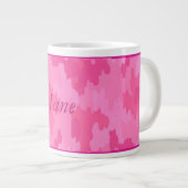Personalisiert Pink Camouflage Tasse (Vorderseite Rechts)