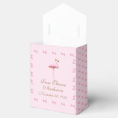 Personalisiert Pink Flamingo Themed Geschenkschachtel (Geöffnet)