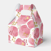 Personalisiert Pink Floral Geschenkboxen - Individ Geschenkschachtel (Rückseite)