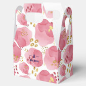 Personalisiert Pink Floral Geschenkboxen - Individ Geschenkschachtel (Geöffnet)
