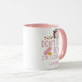 Personalisiert Pink Funny Pharmaceuticals/ Tech Co Tasse (VorderseiteRechts)