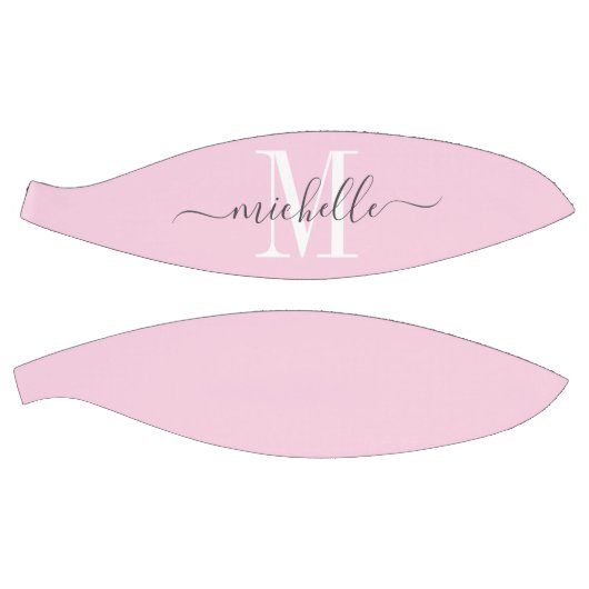 Personalisiert Pink Girl's Mit Monogramm Basketbal Basketball (Panele)