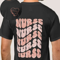Personalisiert Pink Groovy Nurse