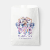 Personalisiert Pink Halloween Boo Geschenktütchen (Vorderseite)