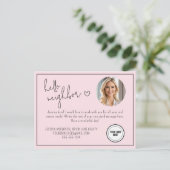 Personalisiert Pink Hello Neighbour Real Anwesen Postkarte (Stehend Vorderseite)