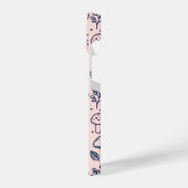 Personalisiert Pink Kawaii Mushroom-Telefongehäuse iPhone Hülle (Linke Seite)