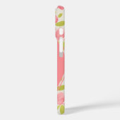 Personalisiert Pink Mrs Immer Right Floral Muster Case-Mate iPhone Hülle (Rückseite / Links)