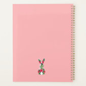 Personalisiert Pink Oaster Bunny Planner - Hop Mak Planer (Rückseite)