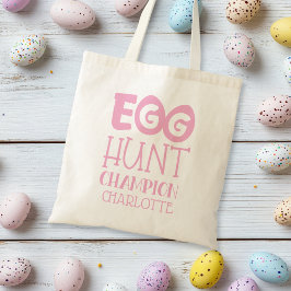 Personalisiert-Pink-Ostereier-Jagdmeister Tragetasche