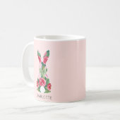 Personalisiert Pink Ostersonne Tasse (Vorderseite Links)