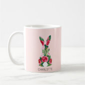 Personalisiert Pink Ostersonne Tasse (Links)