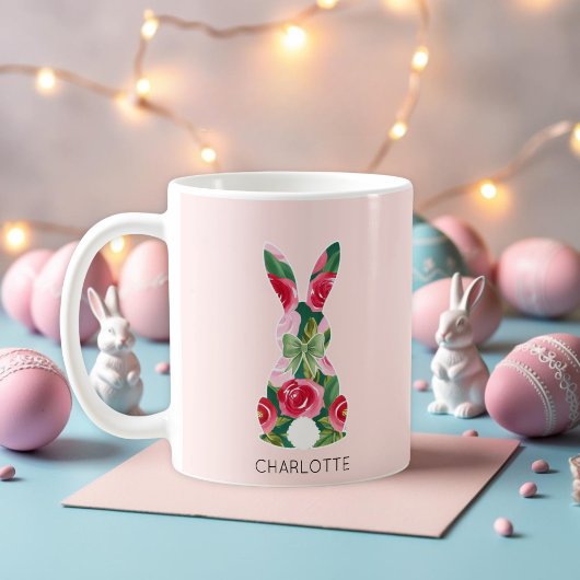 Personalisiert Pink Ostersonne Tasse