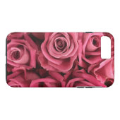 Personalisiert Pink Roses anpassen Case-Mate iPhone Hülle (Rückseite (Horizontal))