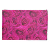 PERSONALISIERT PINK ROSES PATTERN KISSENBEZUG (Rückseite)