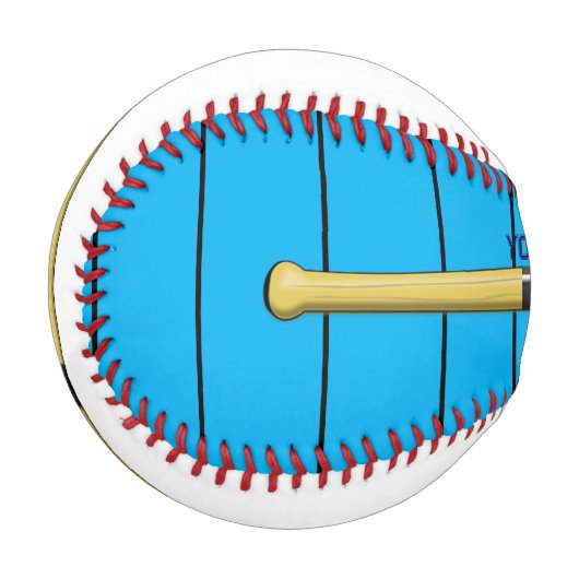 Personalisiert Pinstreifen Baseball (Vorderseite Links)