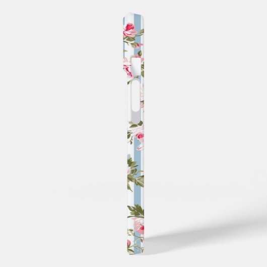 Personalisiert Pinstrich Preppy Blumengehäuse Case-Mate iPhone Hülle (Rückseite / Links)