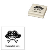 Personalisiert Pirate Skull Gummistempel (Stempel)
