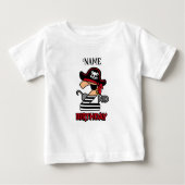 Personalisiert Pirate T - Shirt (Vorderseite)