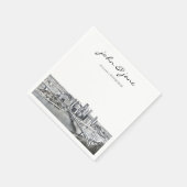 Personalisiert Pittsburgh Cocktail Napkin Serviette (Ecke)