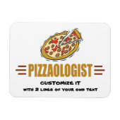 Personalisiert Pizza Magnet (Horizontal)