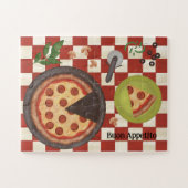 Personalisiert Pizza Pepperoni Italian Custom Puzzle (Horizontal)