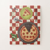 Personalisiert Pizza Pepperoni Italian Custom Puzzle (Vertikal)