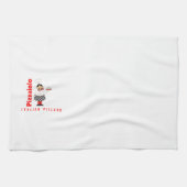 Personalisiert Pizzaiolo Pizza Koch Geschirrtuch (Horizontal)