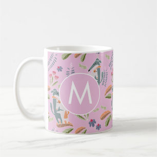 Personalisiert Podenco Galgo Niedlich Giro Pink Kaffeetasse
