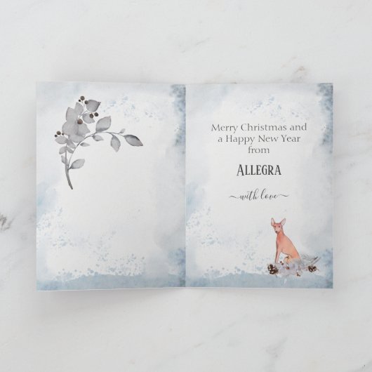 Personalisiert Podenco Mama Weihnachten (Innenseite)