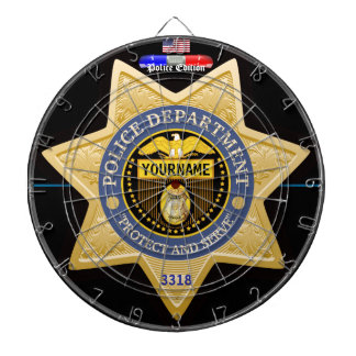 Personalisiert Police Edition Dart Board Dartscheibe