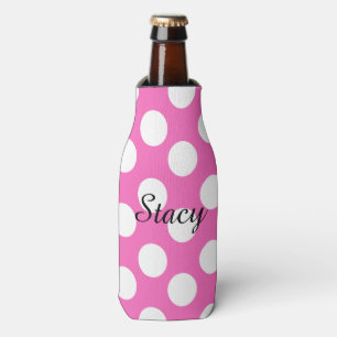 Personalisiert Polka Dot Flasche Cooler Flaschenkühler