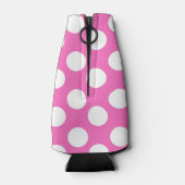 Personalisiert Polka Dot Flasche Cooler Flaschenkühler (Rückseite)