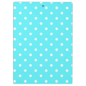 Personalisiert Polka Dot Red Apple Teacher Klemmbrett (Rückseite)